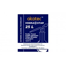 Спиртовые дрожжи Alcotec VodkaStar Turbo, 66 г Спиртовые дрожжи Alcotec VodkaStar Turbo, 66 г