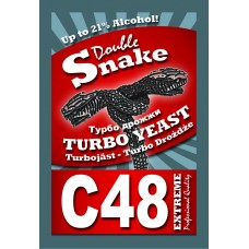 Спиртовые дрожжи DoubleSnake C48 Turbo, 130 г